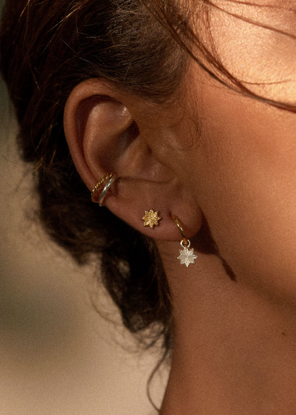 Polaris Studs Set / gold