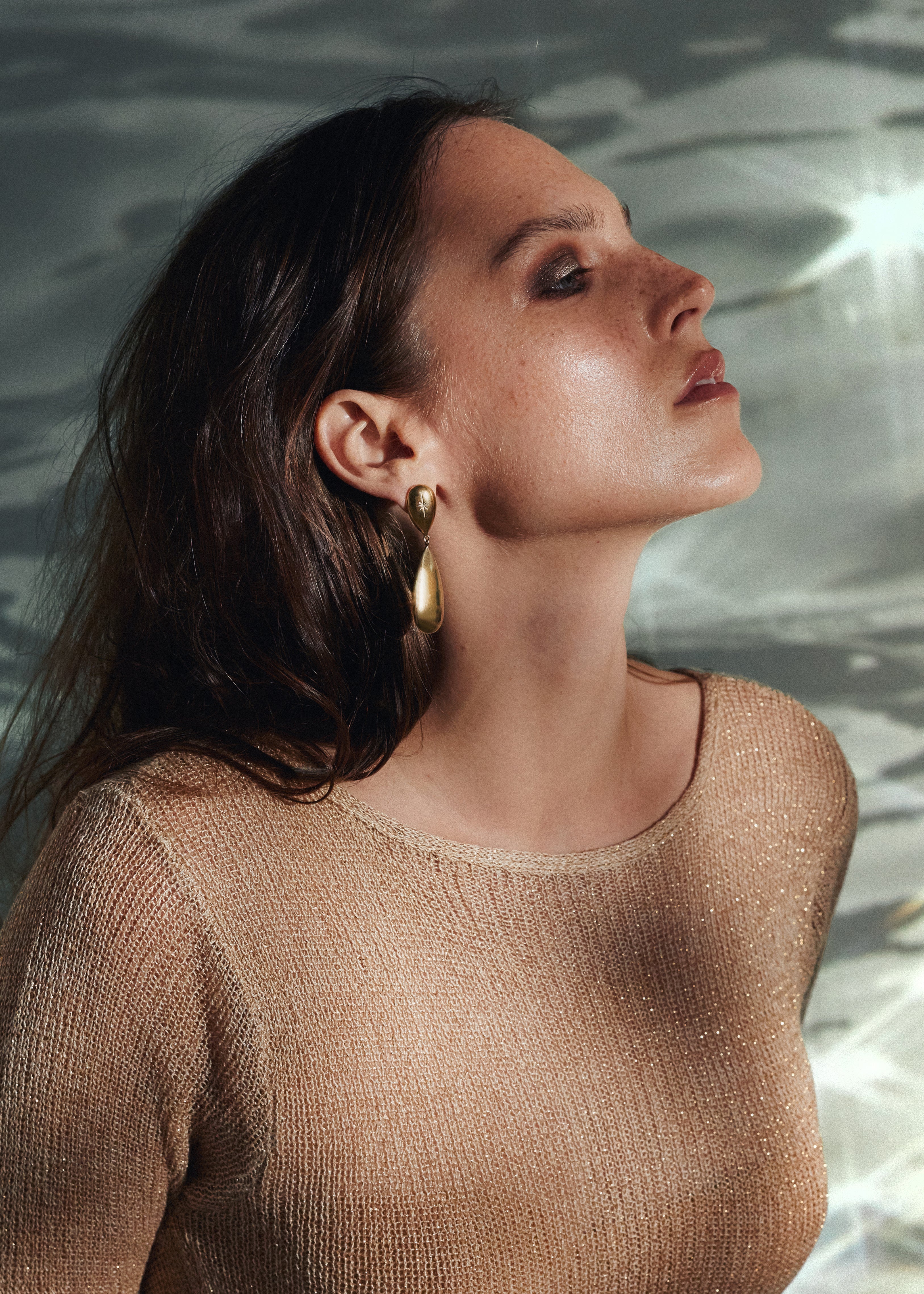 Solange Drop Earrings / gold