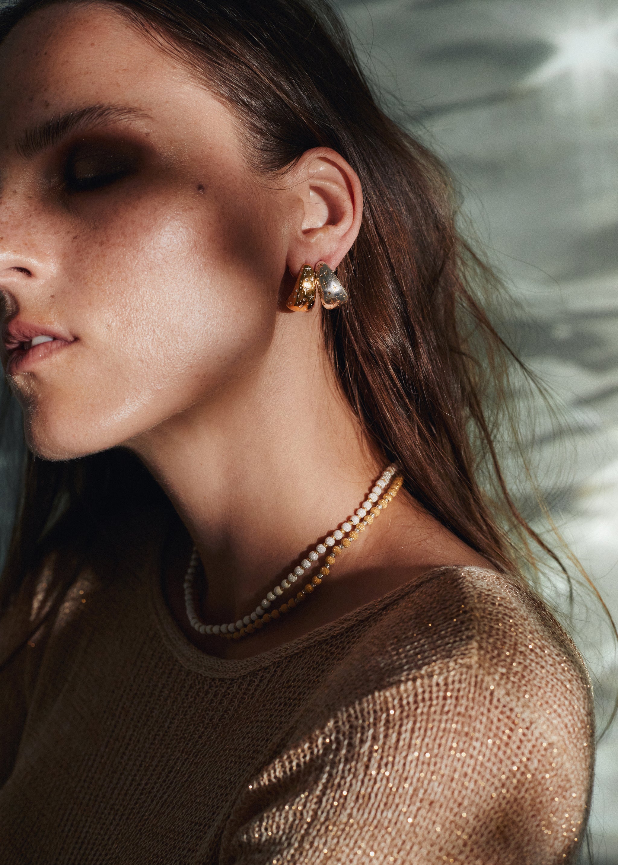 Sidera Hoops / gold