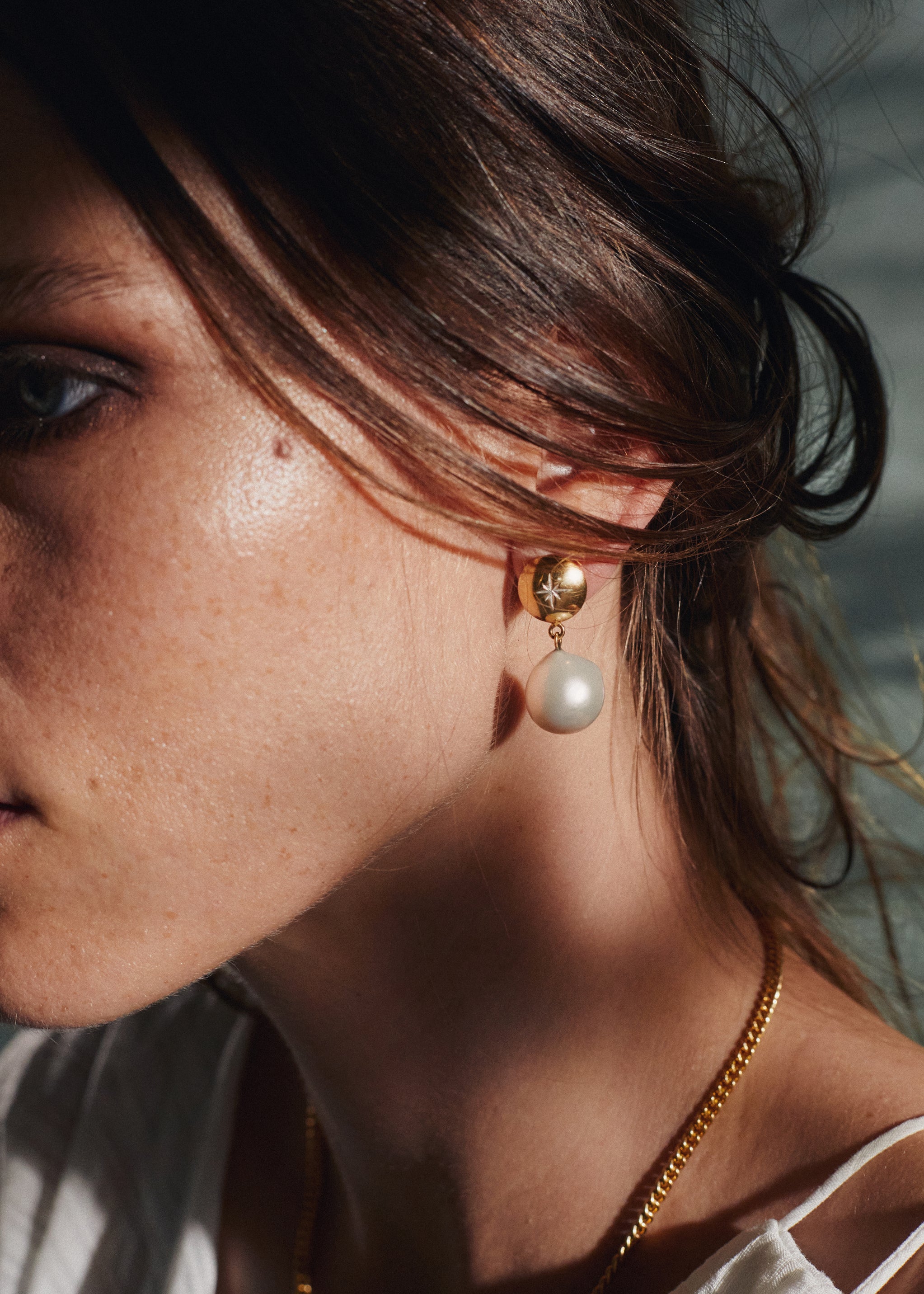 Siren Earrings / gold
