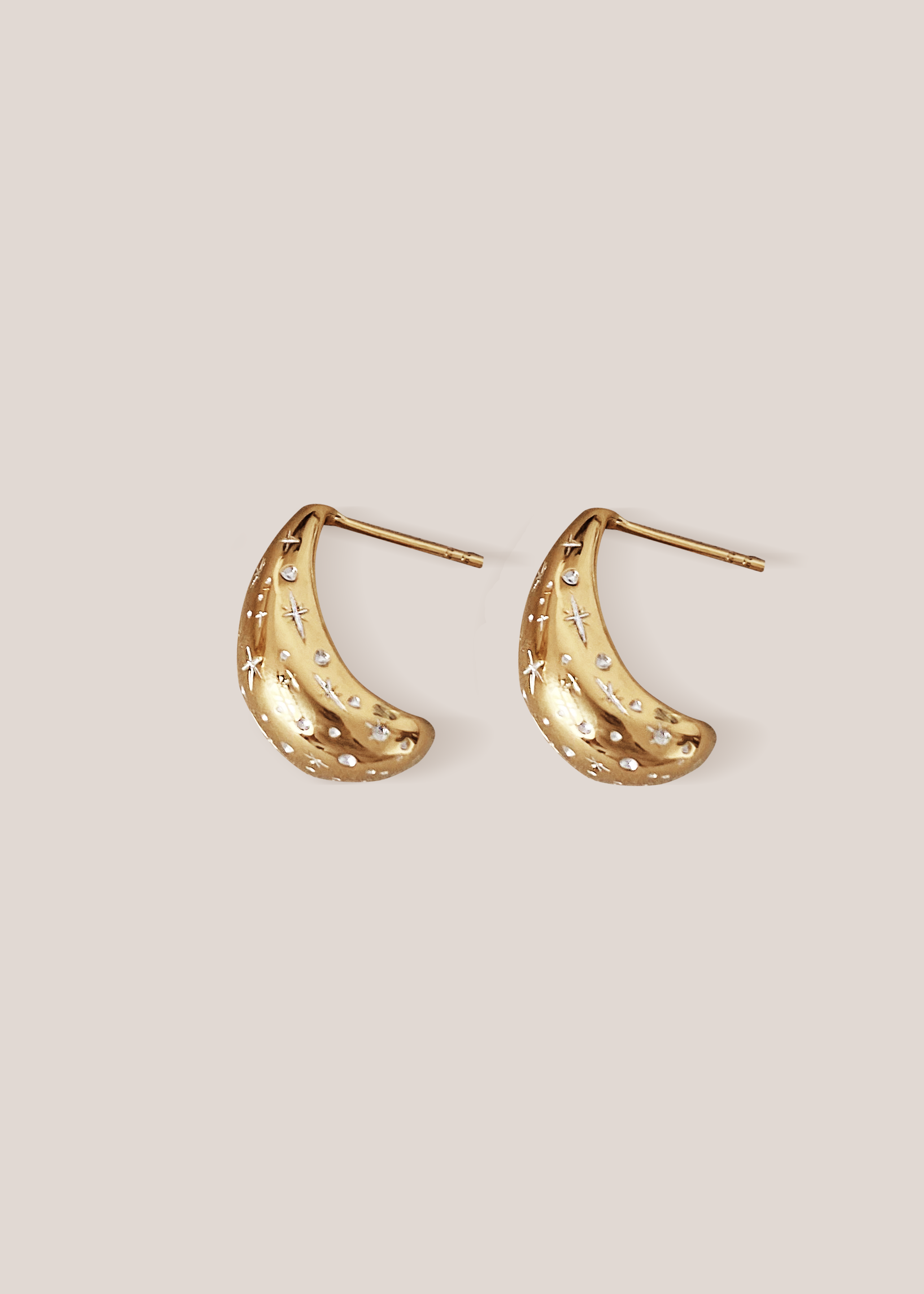 Sidera Hoops / gold