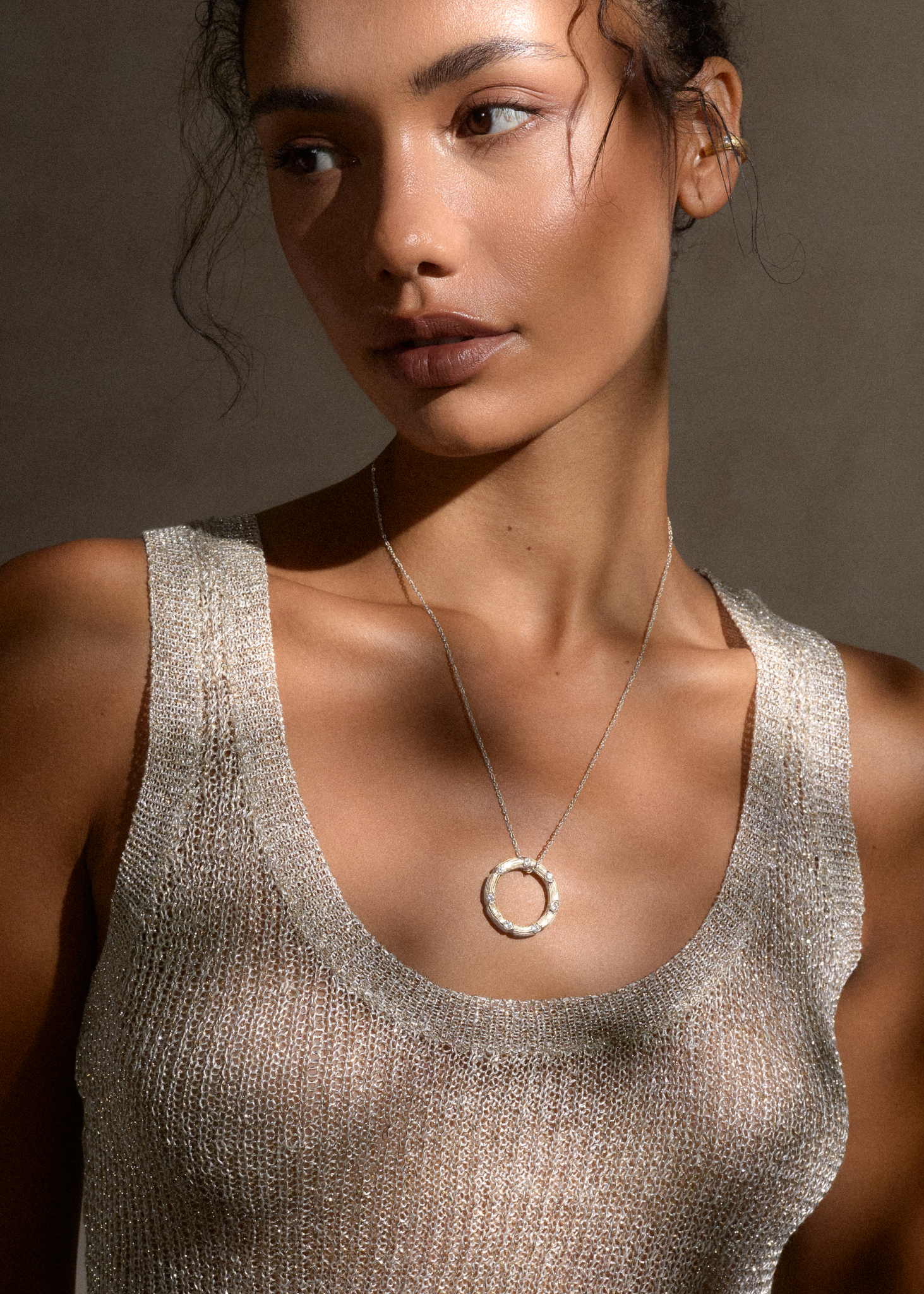 Halo Necklace / silver