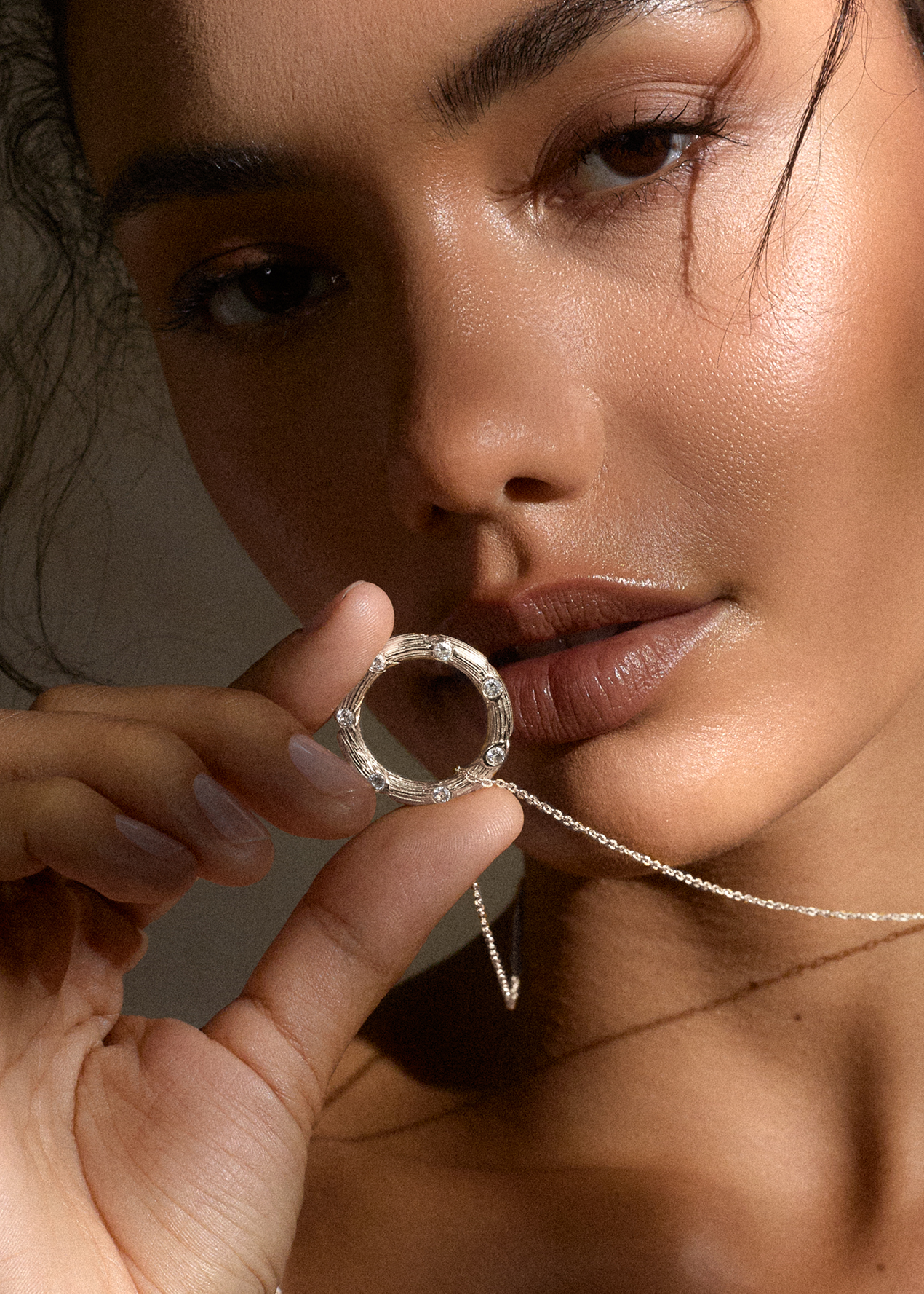Halo Necklace / silver