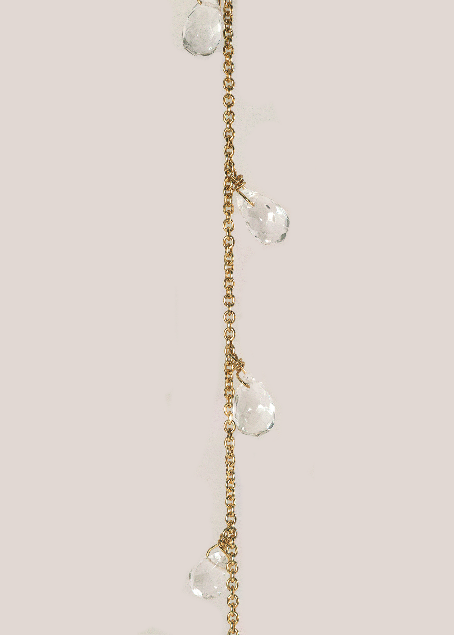 Droplet Body Chain / gold