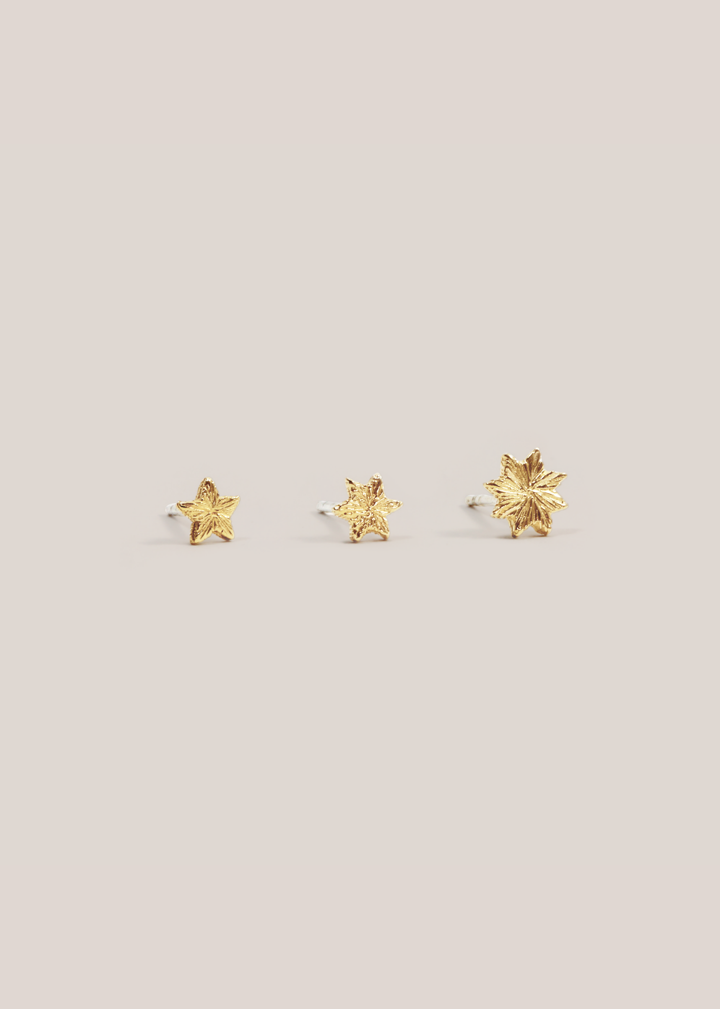 Polaris Studs Set / gold