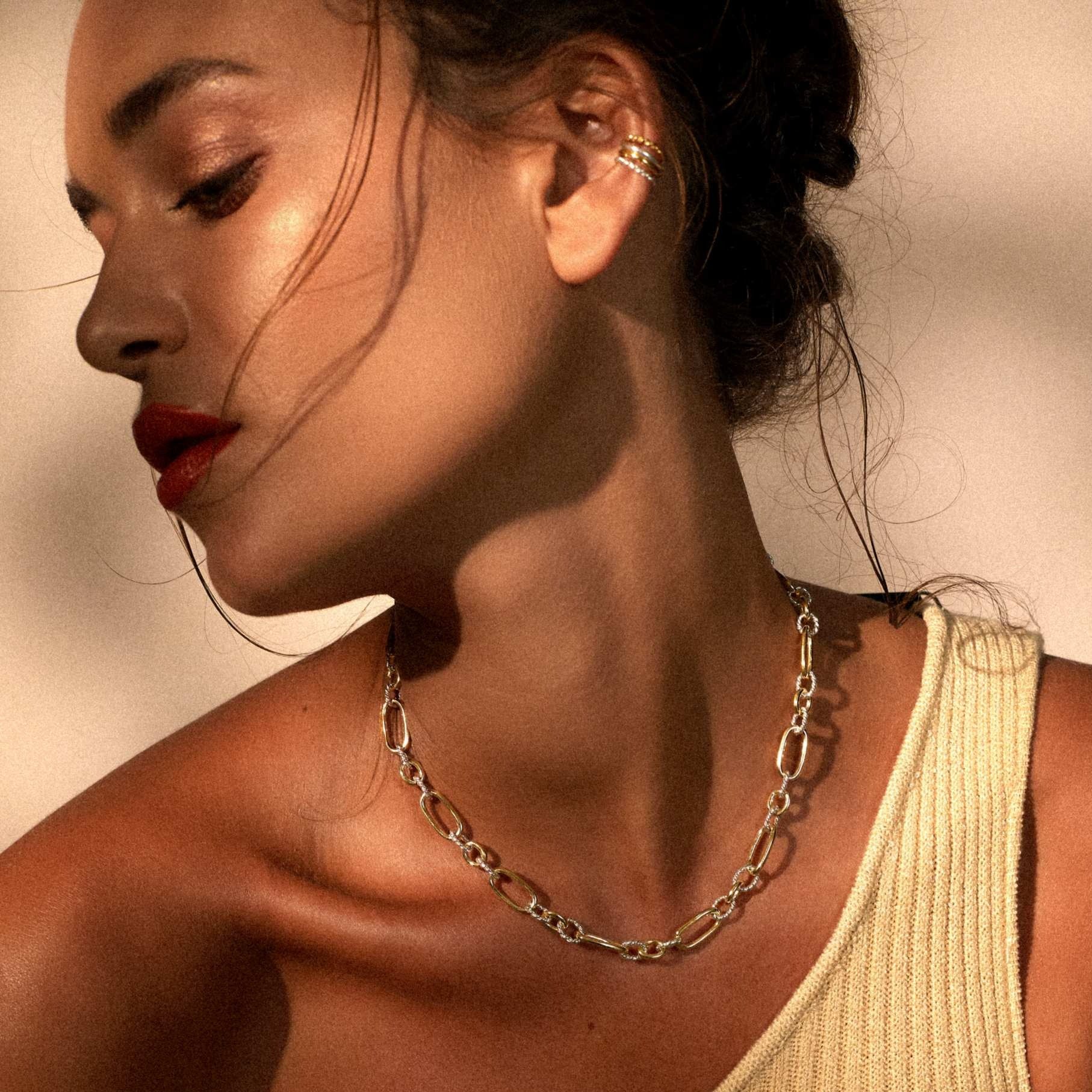 Connected Necklace / gold