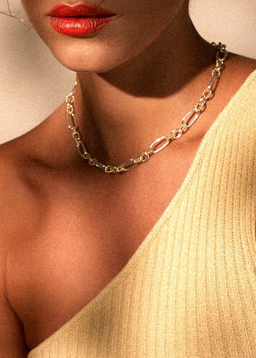 Connected Necklace / silver