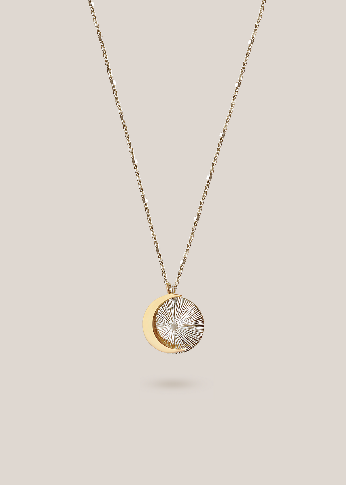 Demi Eclipse Necklace / silver | IZA JEWELRY