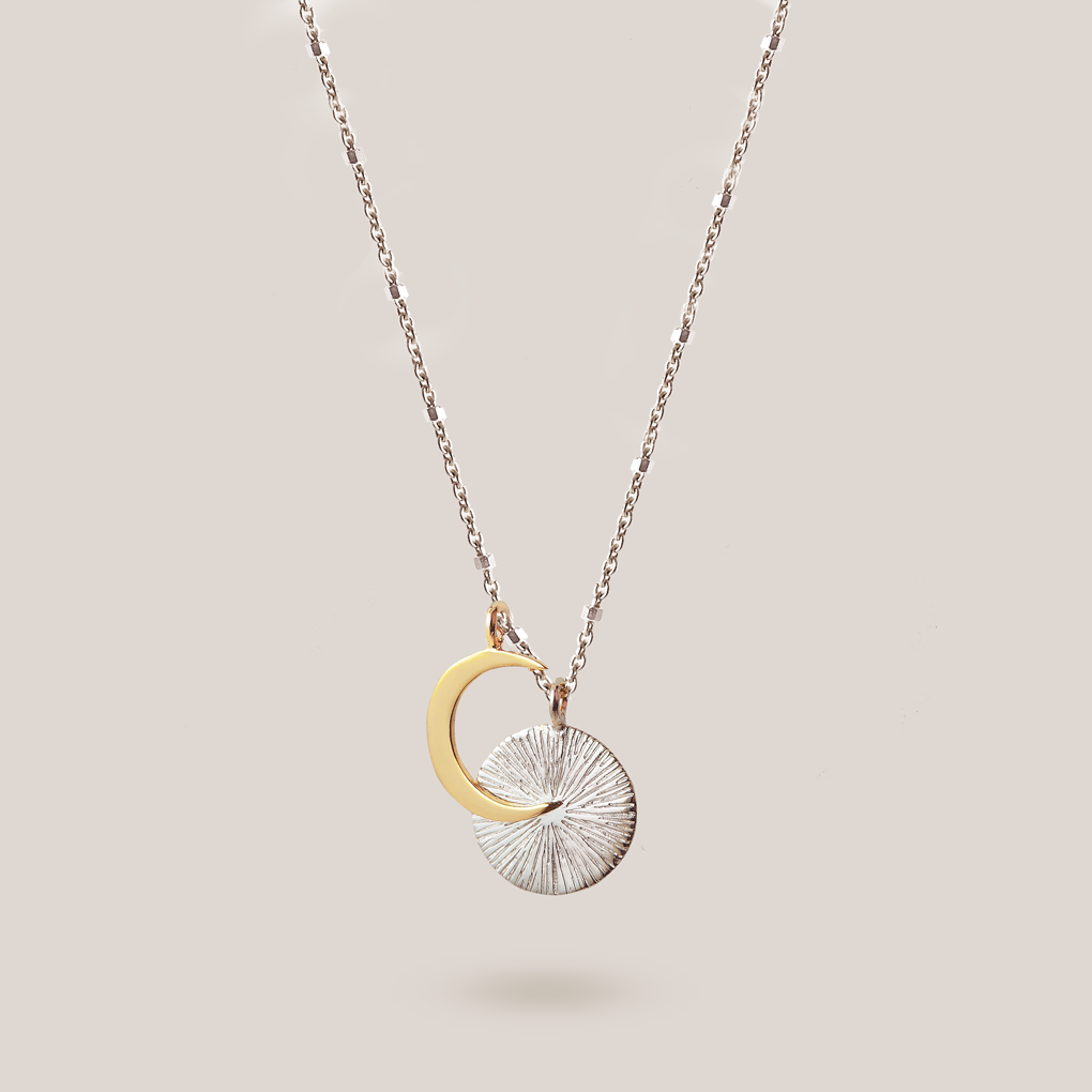 Demi Eclipse Necklace / silver