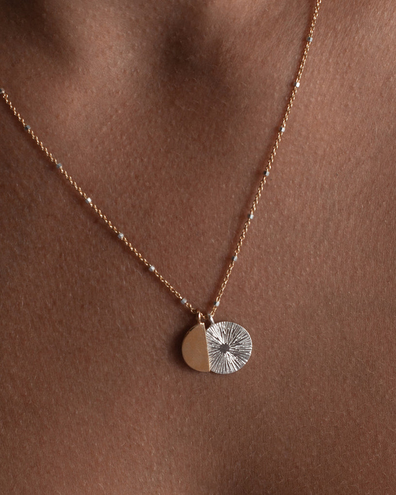 Demi Solstice Necklace / gold