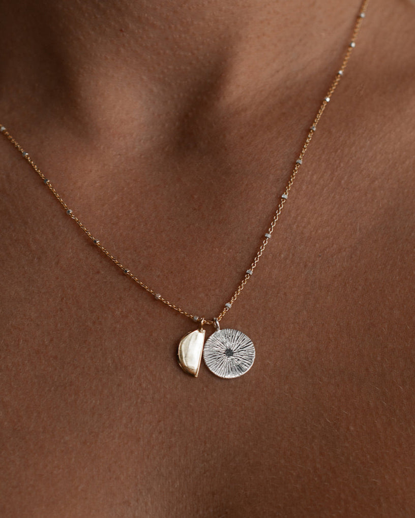 Demi Solstice Necklace / gold