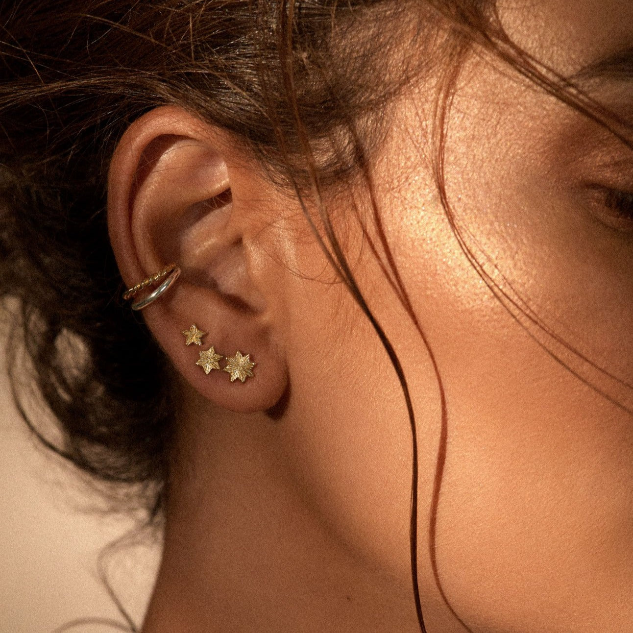 Polaris Studs Set / gold