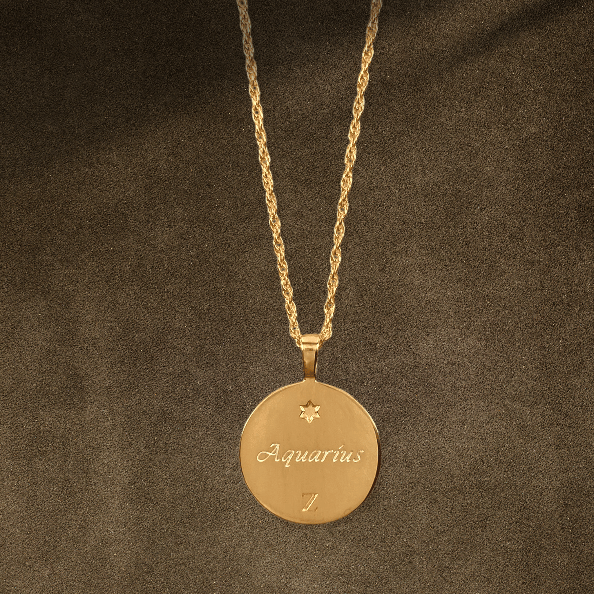 Zodiac Necklace / aquarius