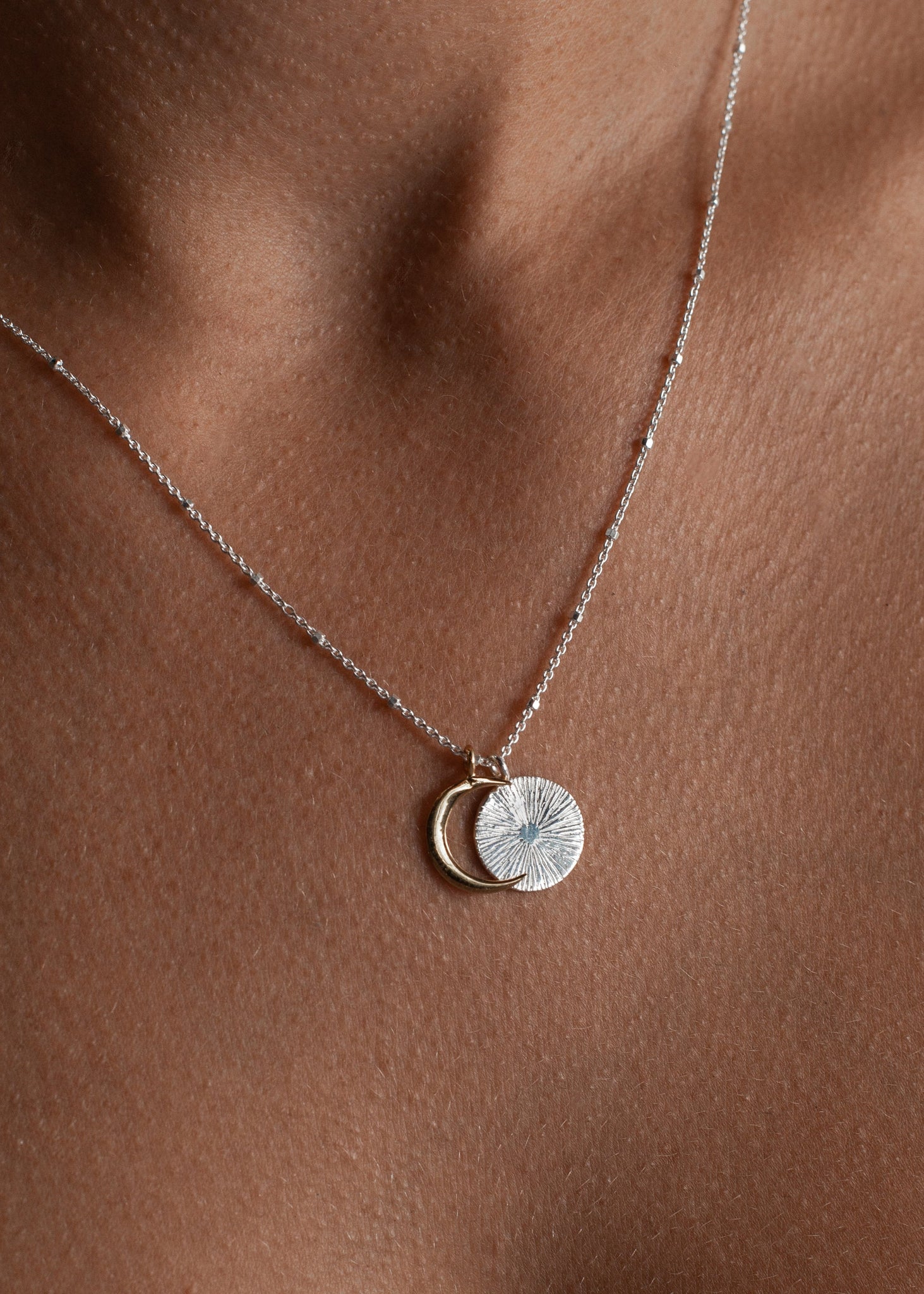 Demi Eclipse Necklace / silver