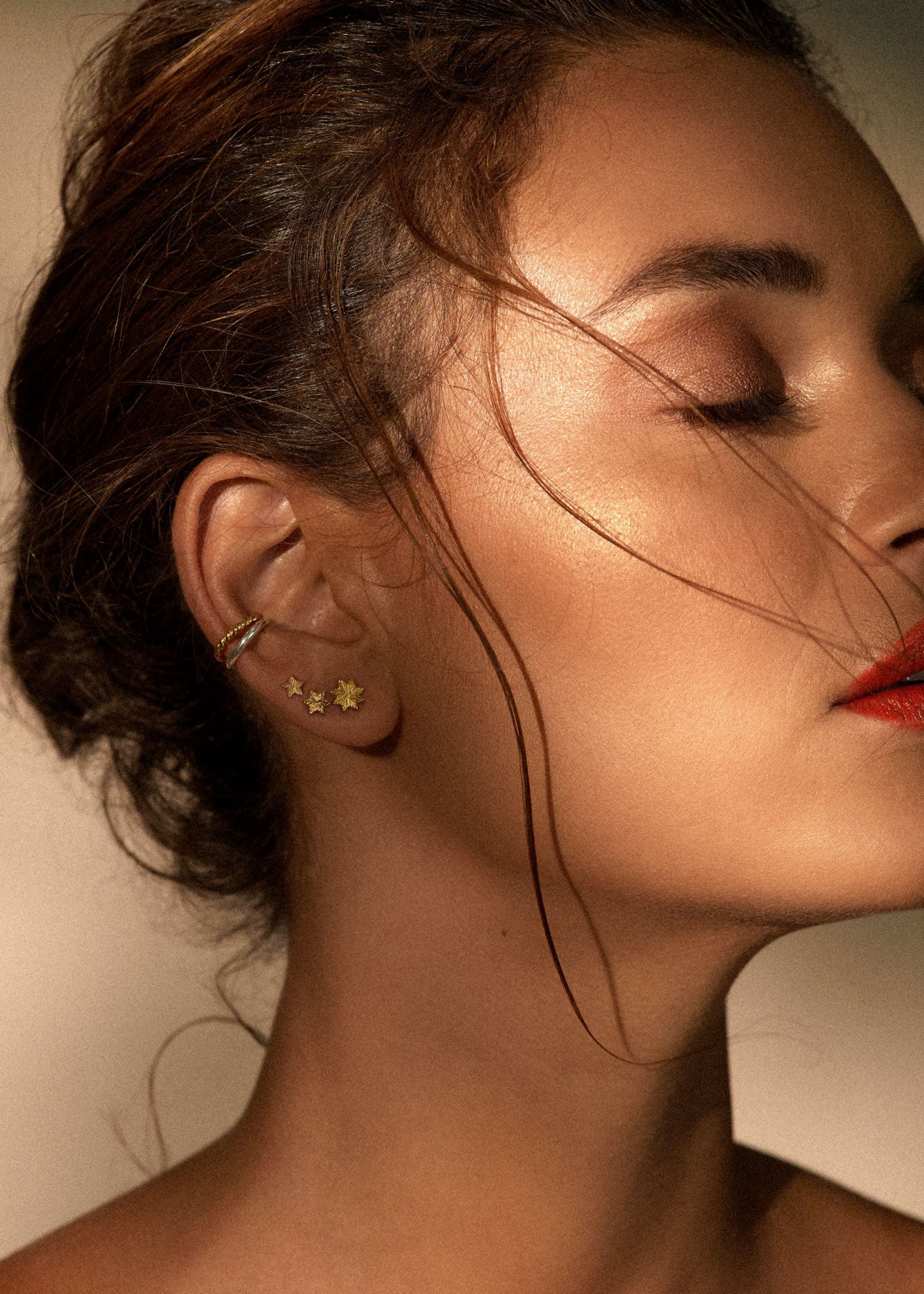 Polaris Studs Set / gold