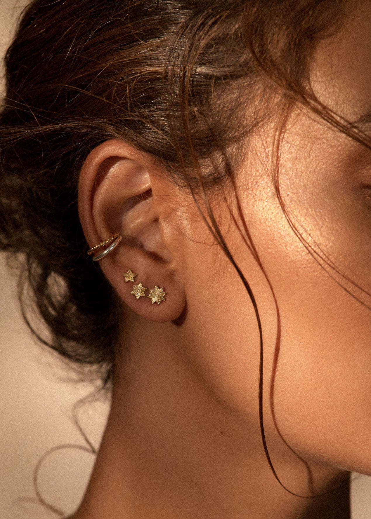 Polaris Studs Set / gold