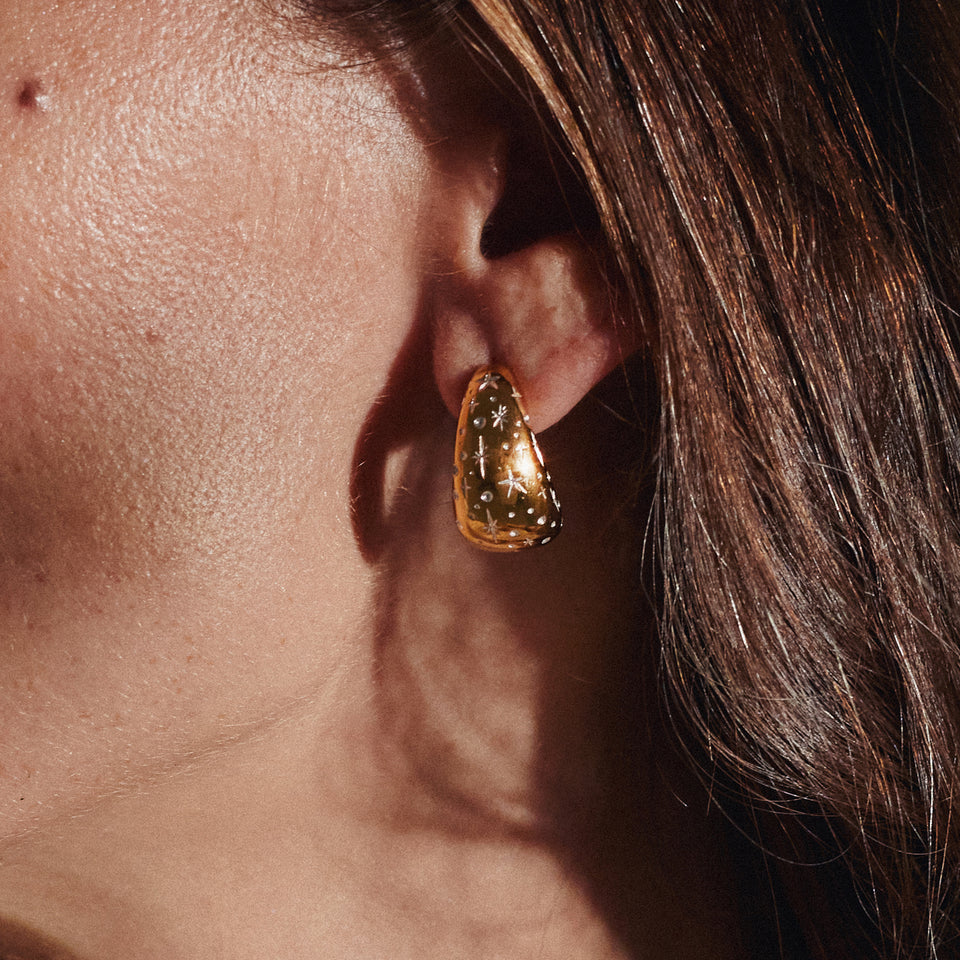 Sidera Hoops / gold