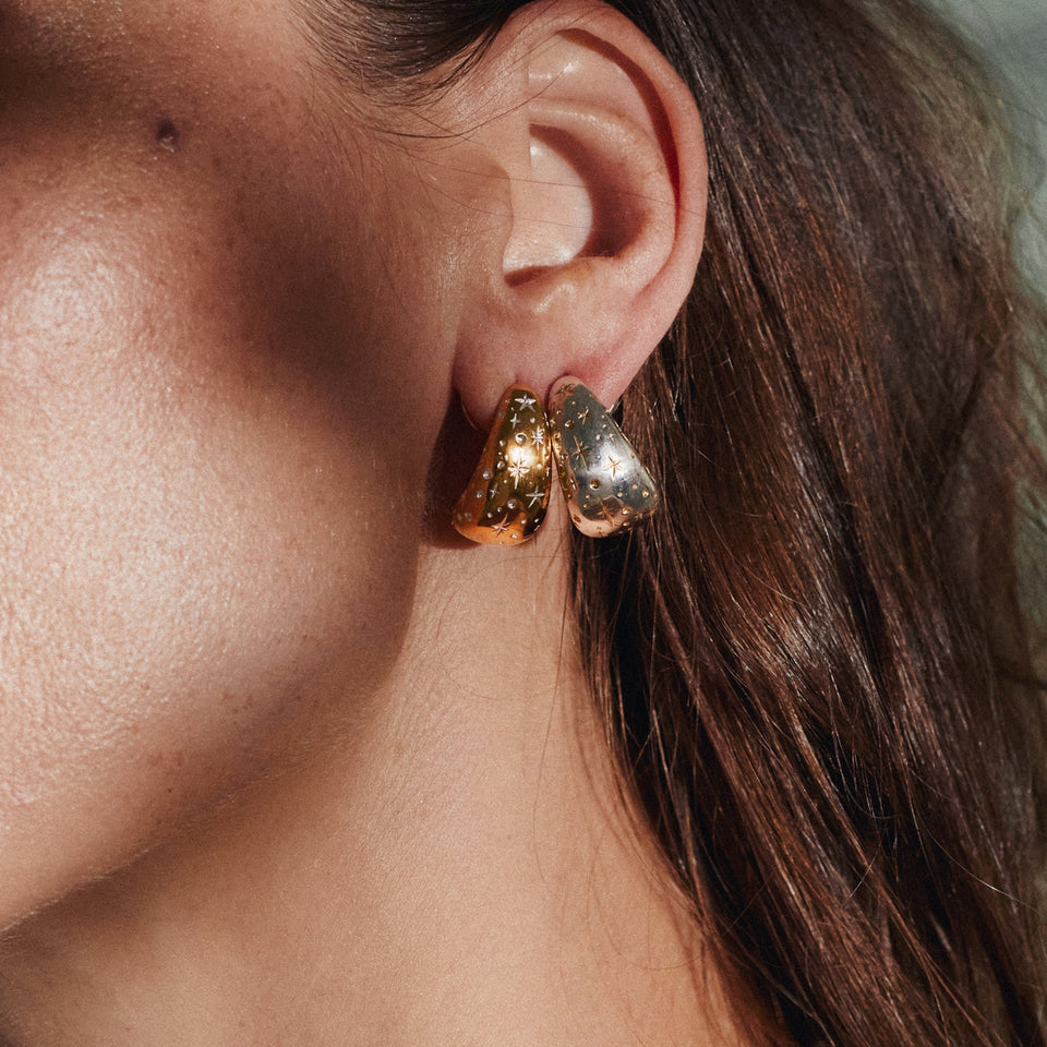 Sidera Hoops / gold