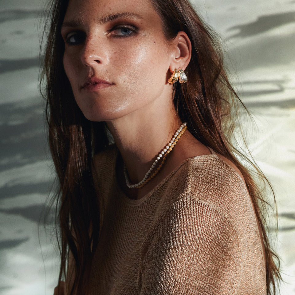 Sidera Hoops / gold