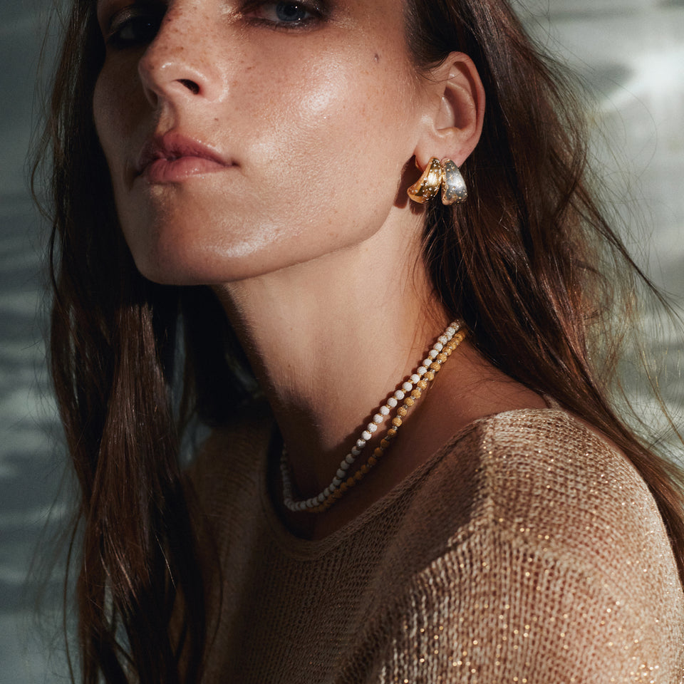 Sidera Hoops / gold