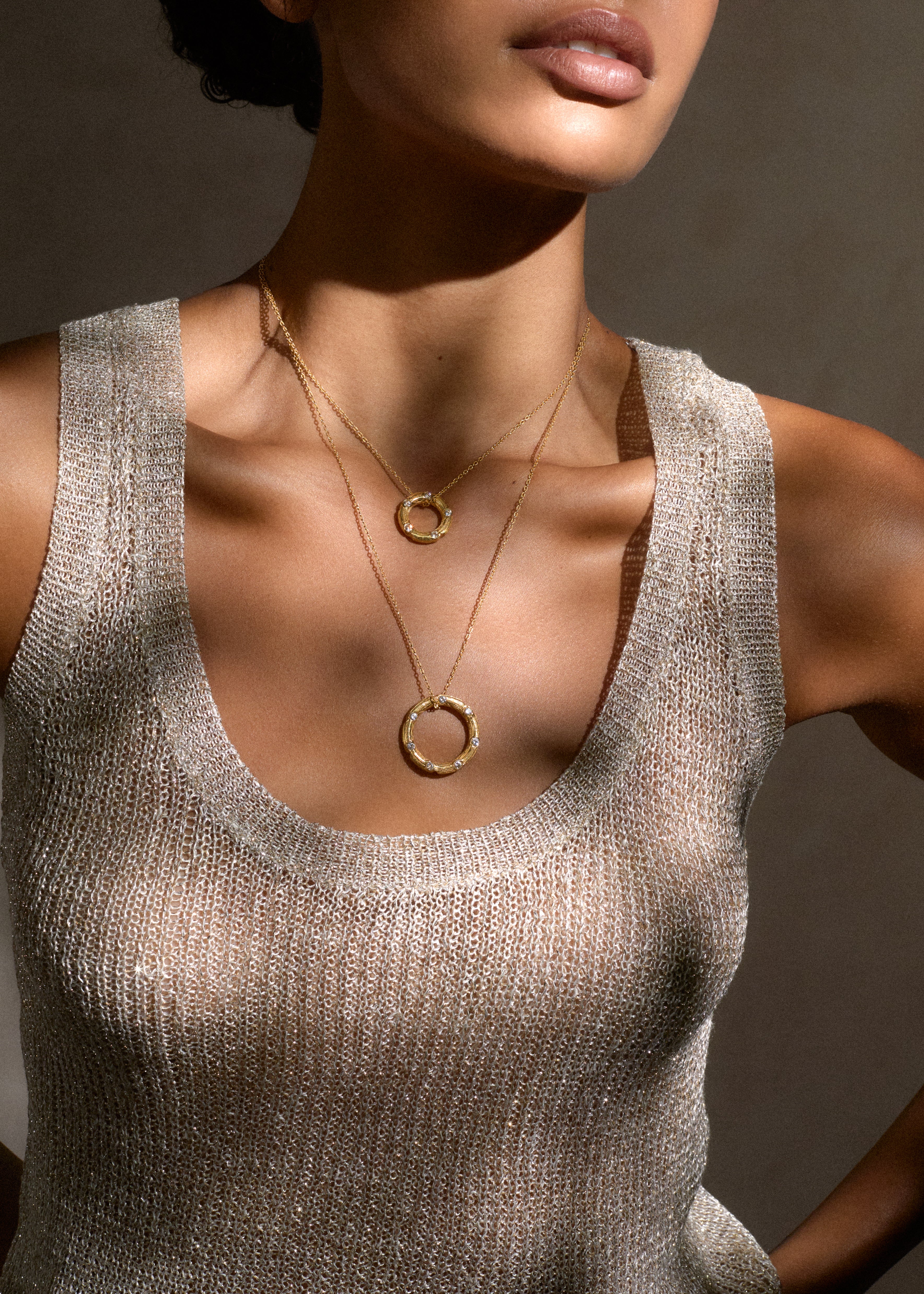 Halo Necklace / gold