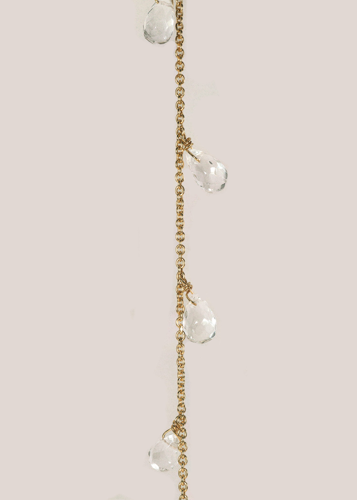Droplet Body Chain / gold