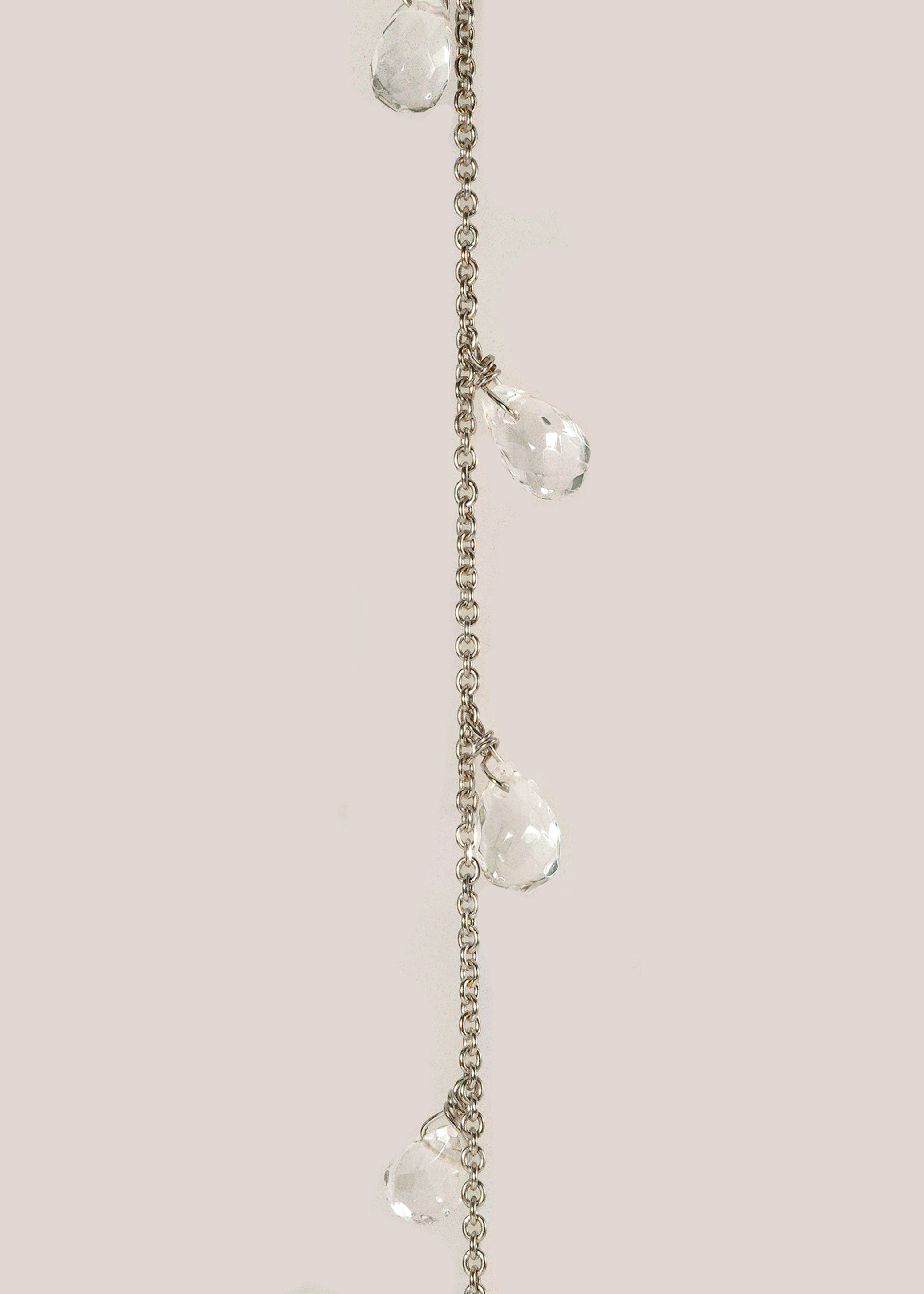 Droplet Body Chain / silver