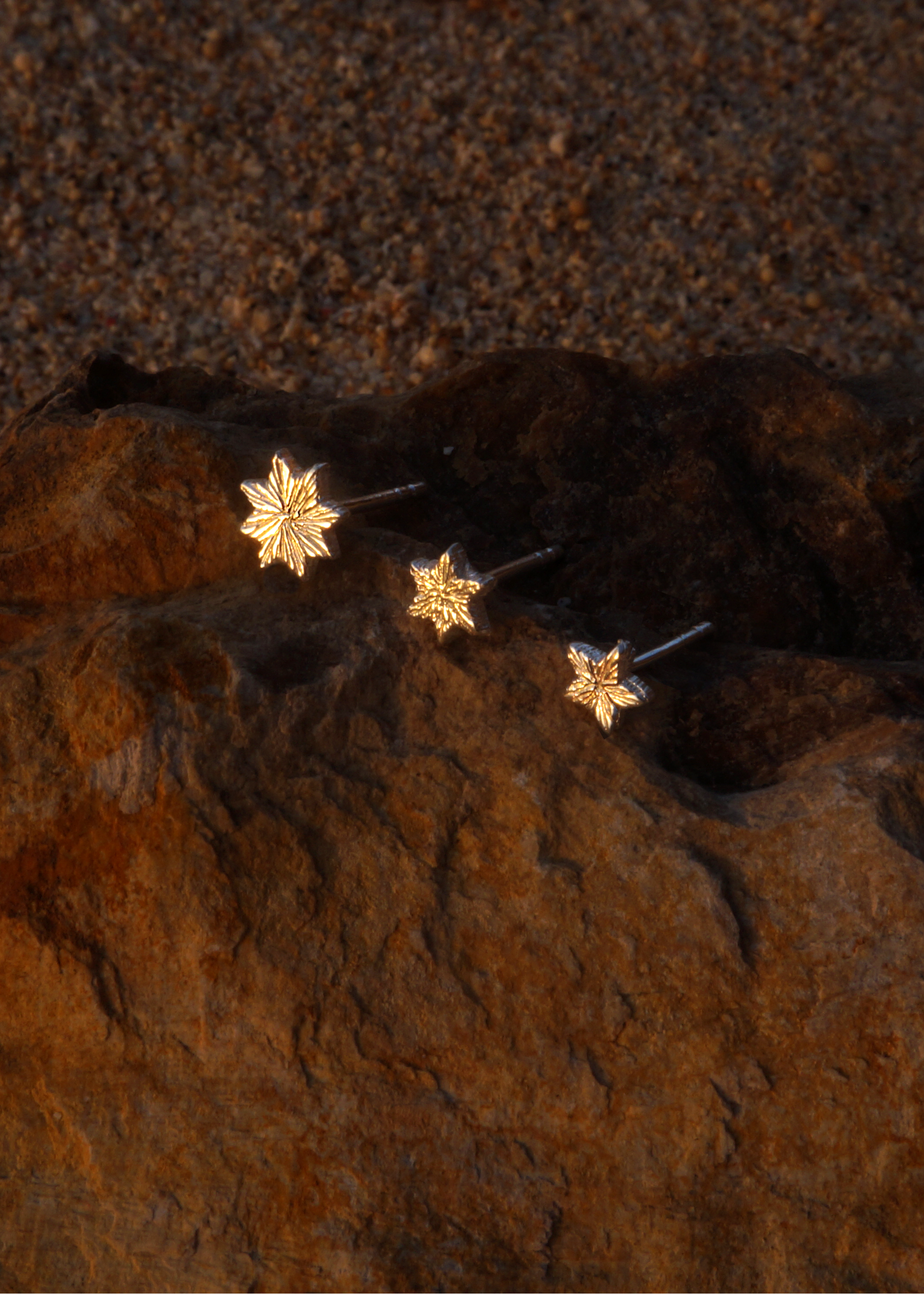 Polaris Studs Set / gold