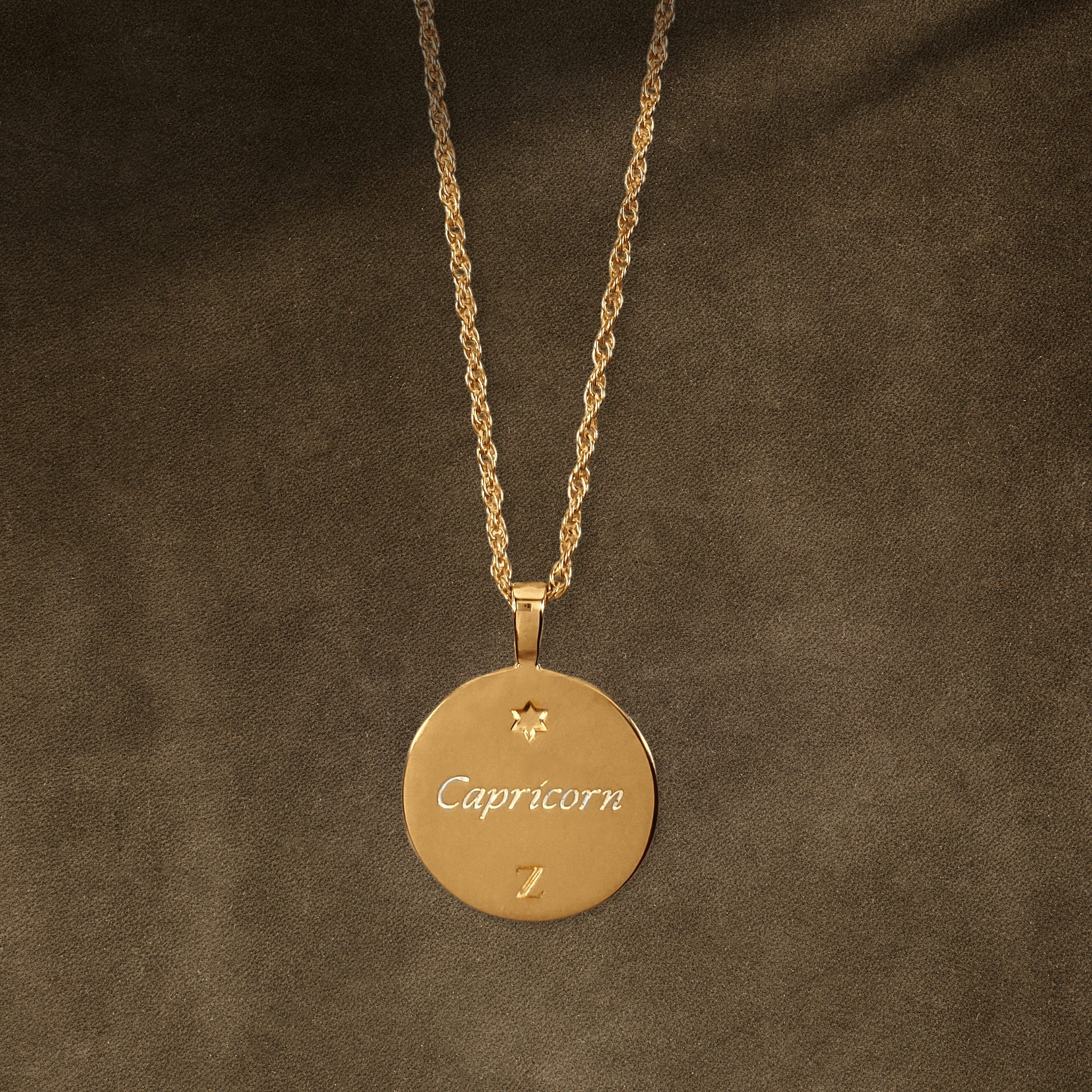 Zodiac Necklace / capricorn