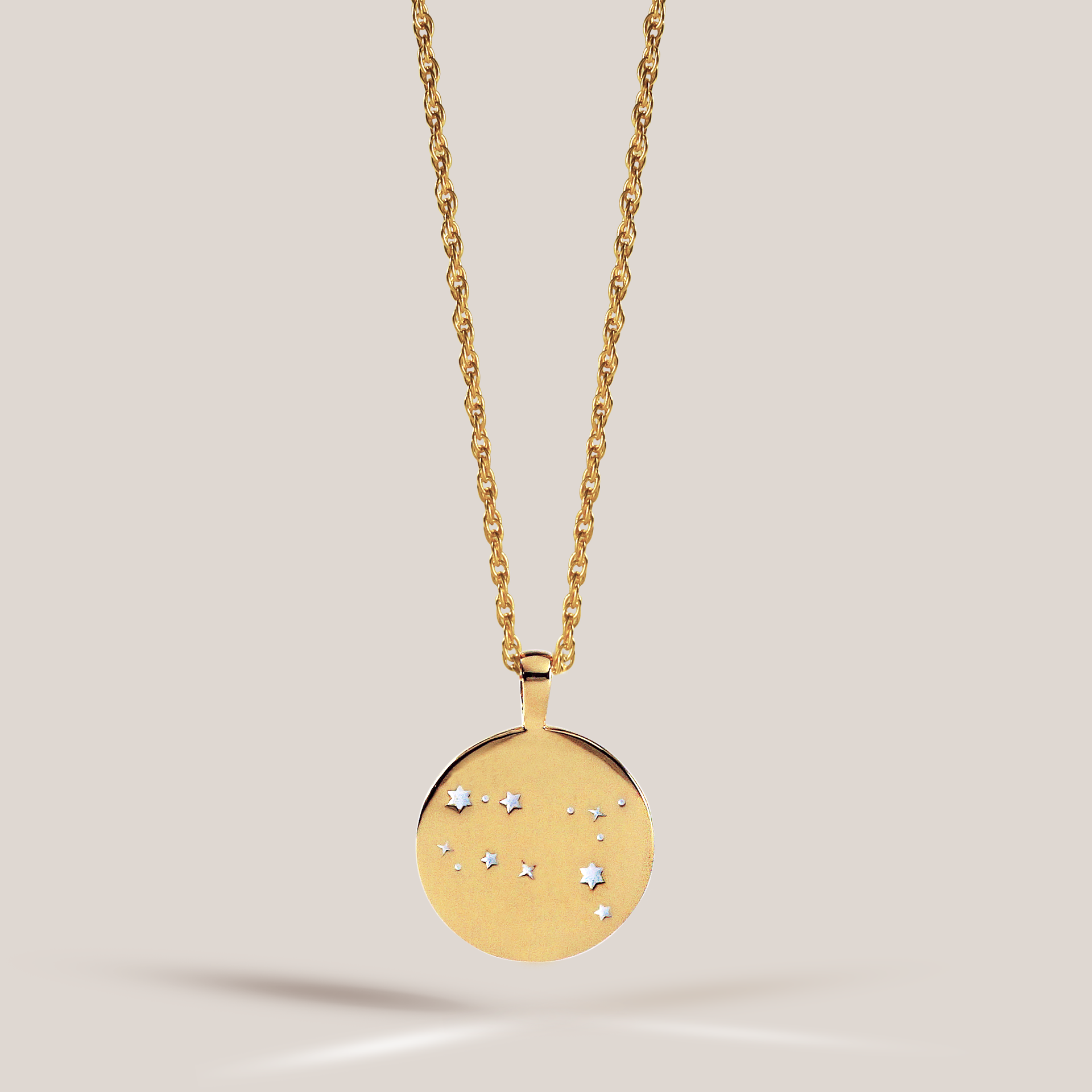 Necklace Medallion Gemini Gold * – Short Story