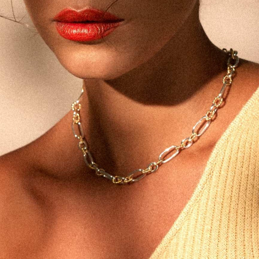 Connected Necklace / silver