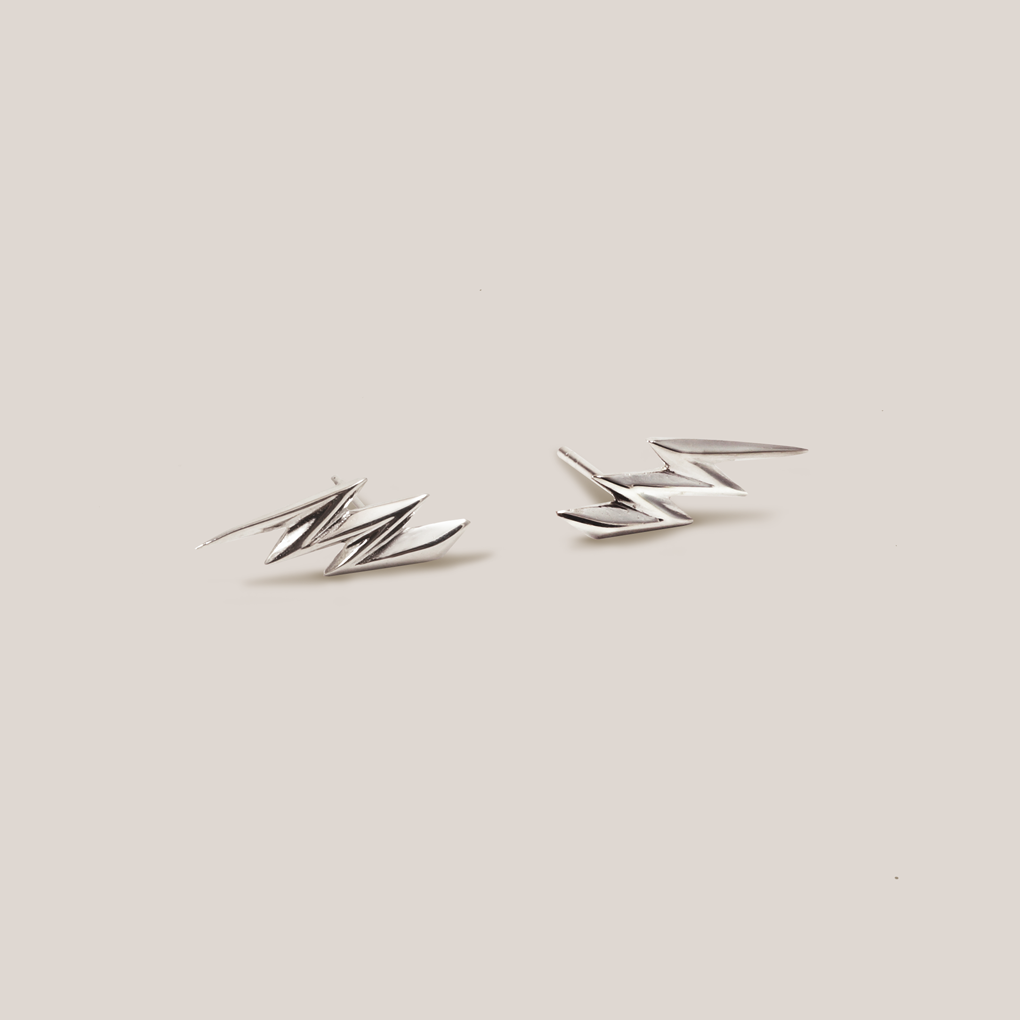 Lightening Studs / silver