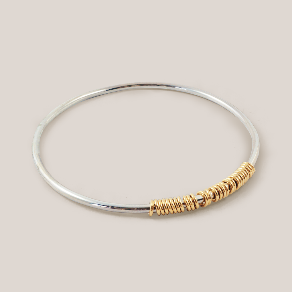 Satellite Bangle / silver