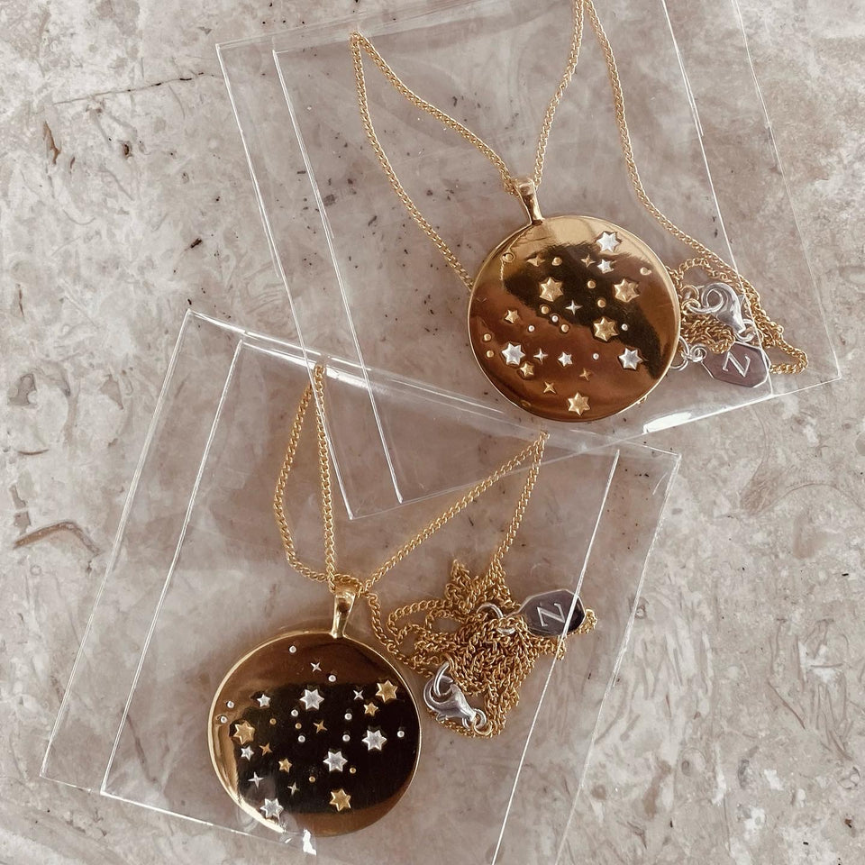 When the Stars Align Necklace / gold