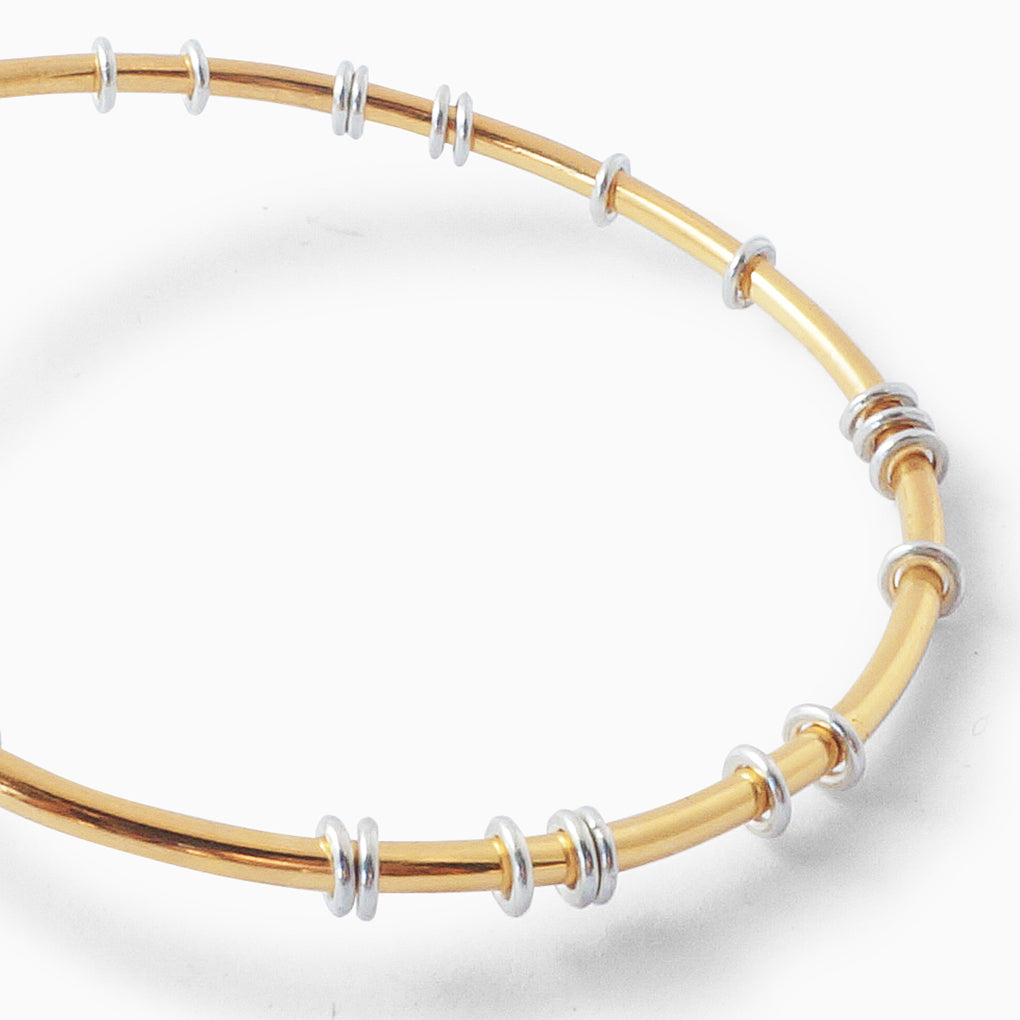 Iza-Jewelry-Satellite Bangle | Gold